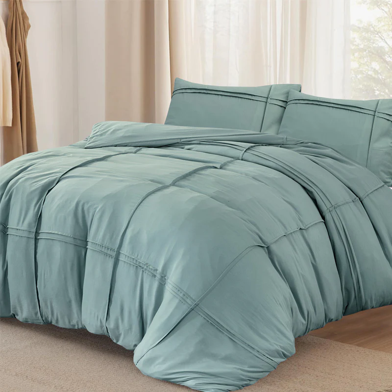 Dekbedovertrek Washed Tufted - Groen - Image 7