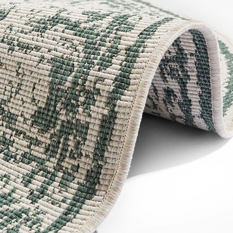 Dubbelzijdig Buitenkleed Borbon Rond - Groen - Image 2