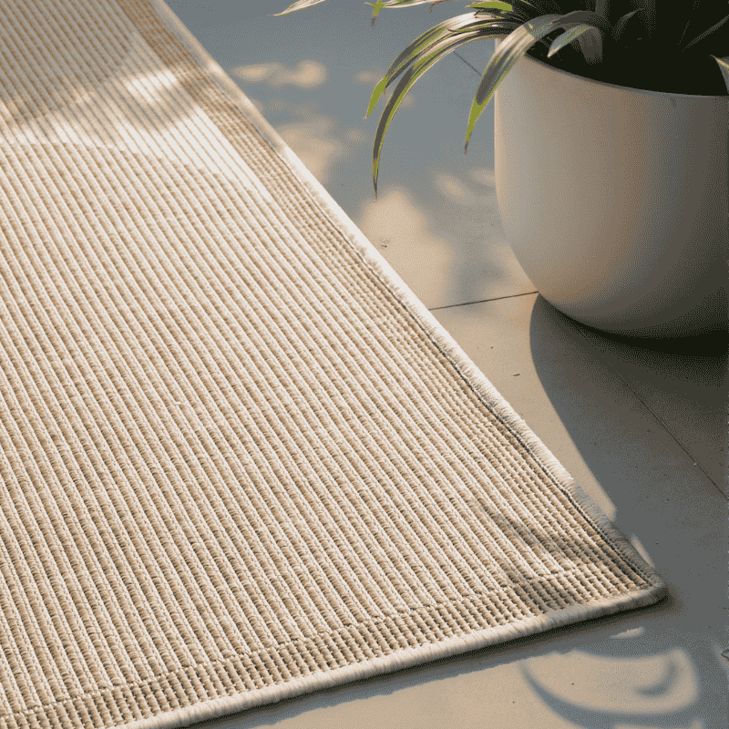 Dubbelzijdig Buitenkleed Bowen - Creme / Beige - Image 9
