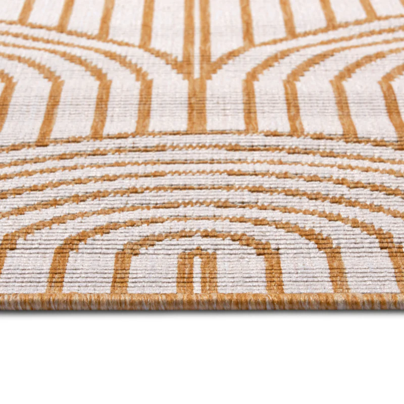 Dubbelzijdig Buitenkleed Flatweave - Oker - Image 4