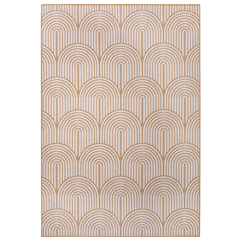 Dubbelzijdig Buitenkleed Flatweave - Oker - Image 5