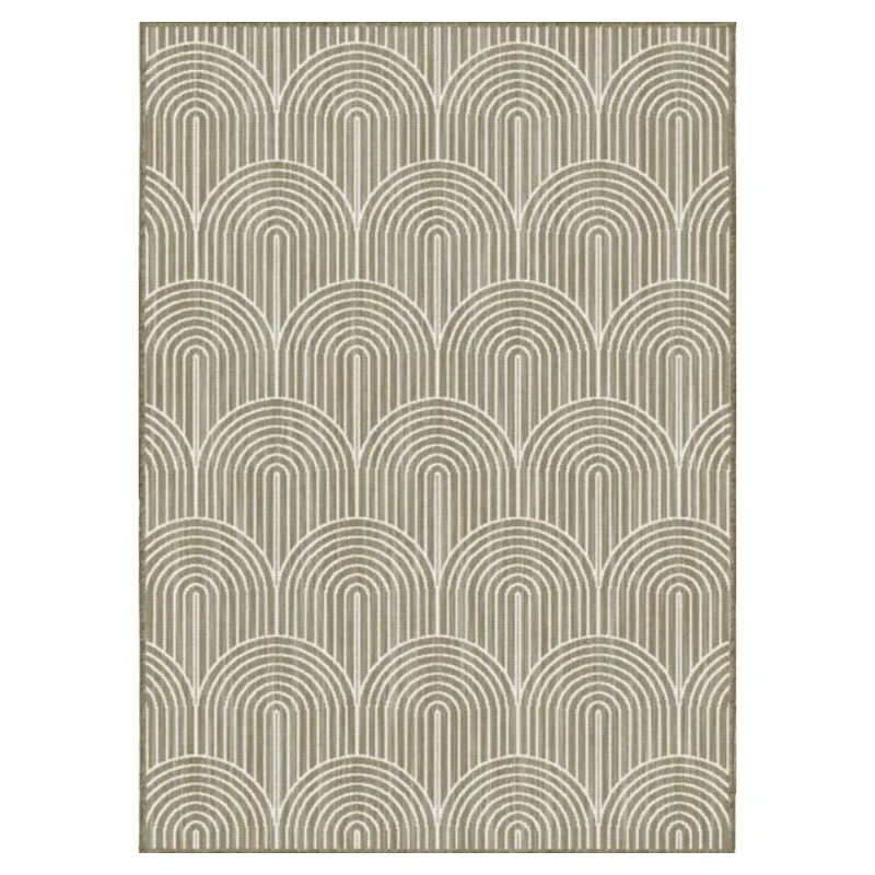 Dubbelzijdig Buitenkleed Flatweave - Taupe - Image 8