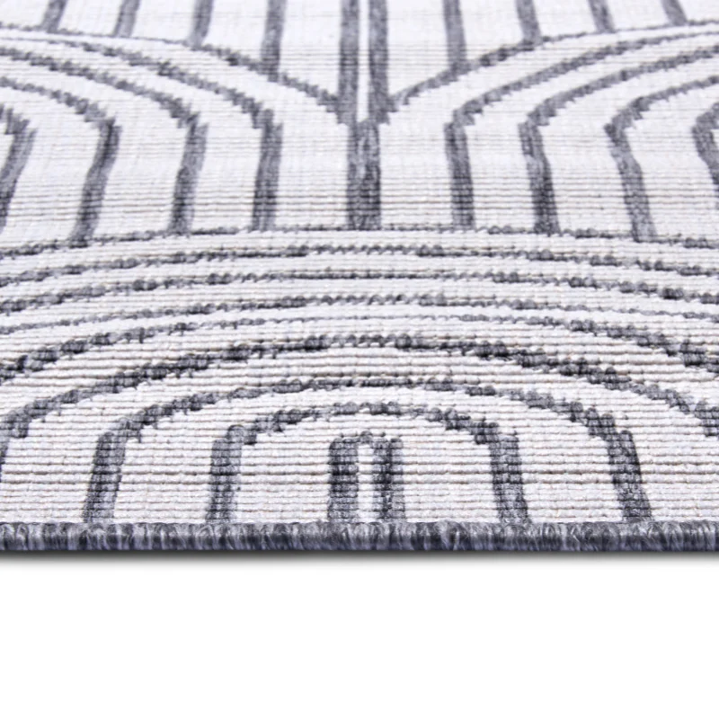 Dubbelzijdig Buitenkleed Flatweave - Zilver - Image 3