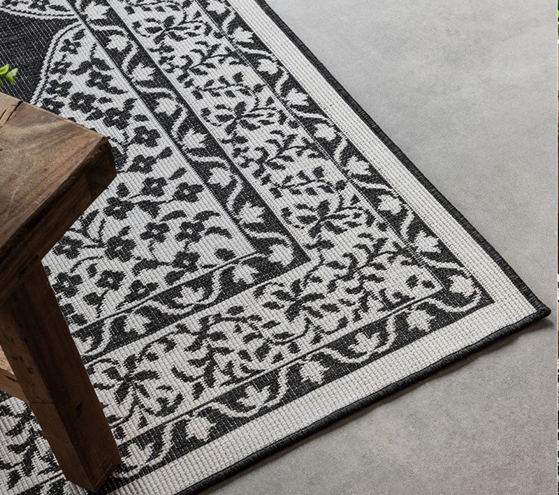 Dubbelzijdig Buitenkleed Meekly - Zwart - Image 3