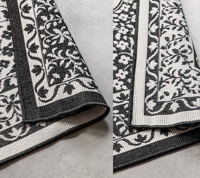 Dubbelzijdig Buitenkleed Meekly - Zwart - Image 5