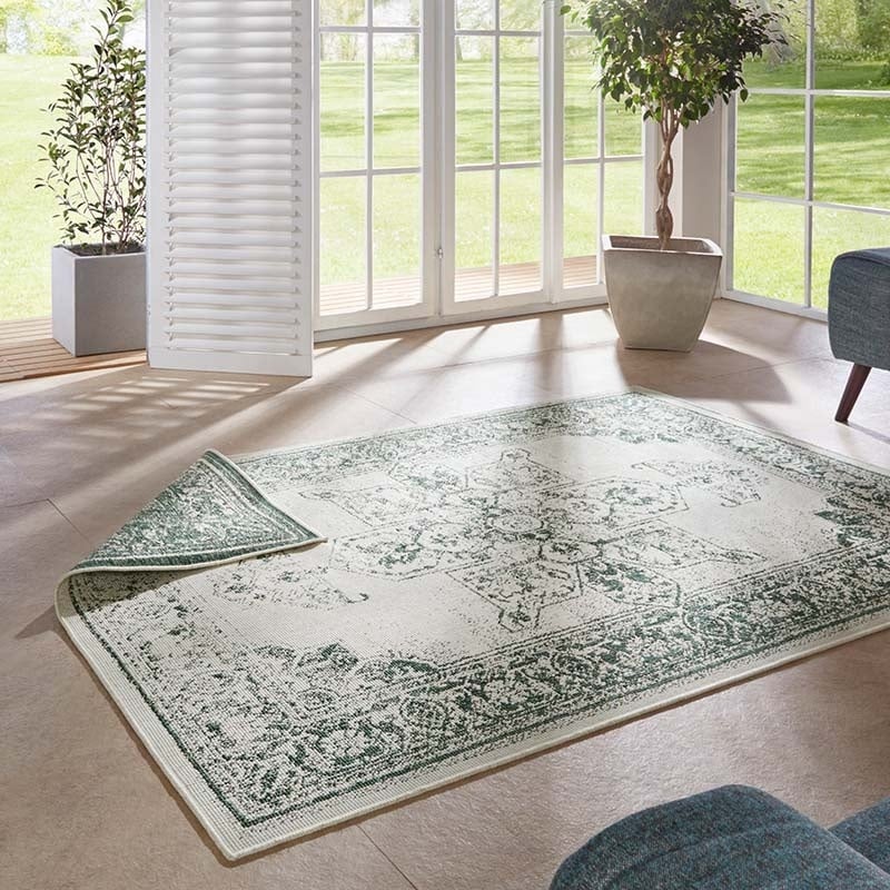 Dubbelzijdig Buitenkleed Borbon - Groen