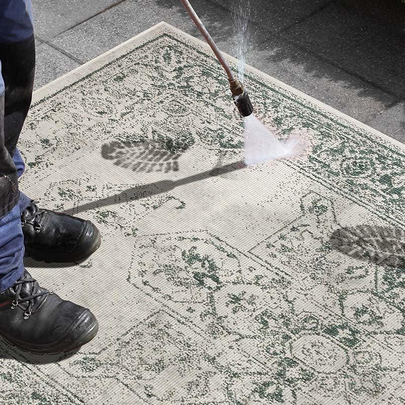 Dubbelzijdig Buitenkleed Borbon - Groen - Image 3