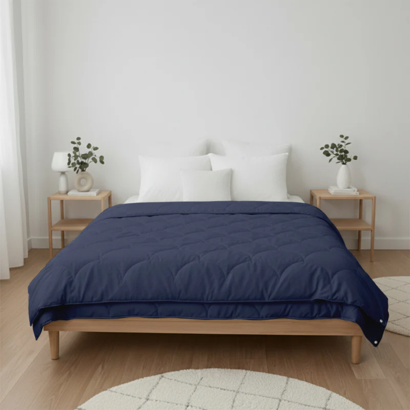 Easy Dekbed Zonder Overtrek - 4 Seizoenen - Navy - Image 7