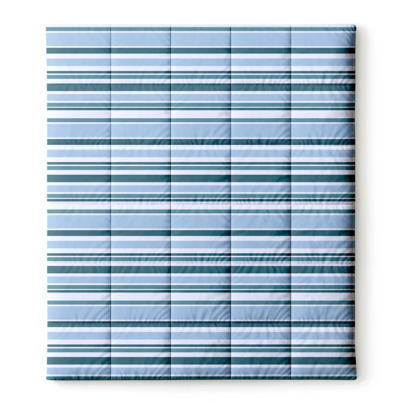 Easy Dekbed Zonder Overtrek - Horizontal Lines - Navy - Image 7