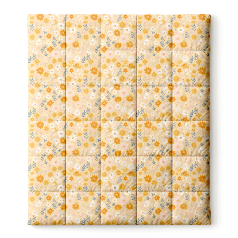Easy Dekbed Zonder Overtrek - Orange Flower Field - Image 7