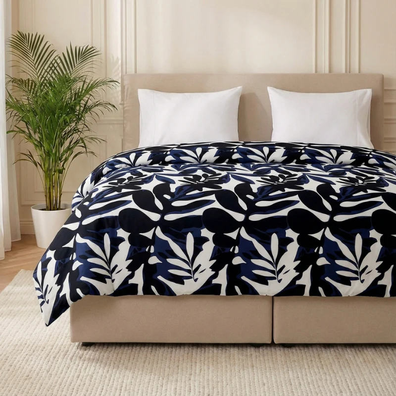 Easy Dekbed Zonder Overtrek - Painted Leafs - Image 2