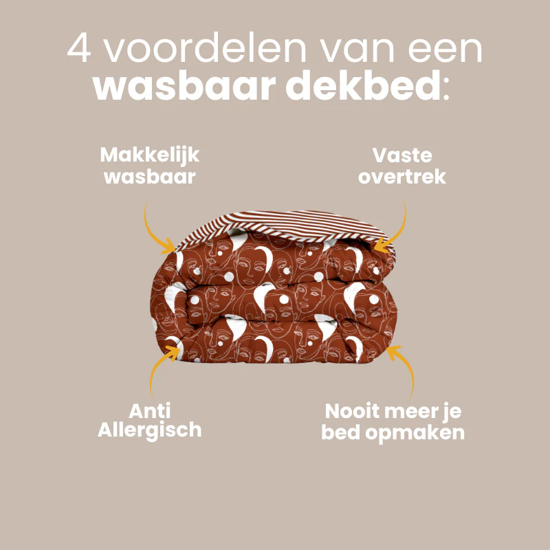 Easy Dekbed Zonder Overtrek - Red Faces - Image 7