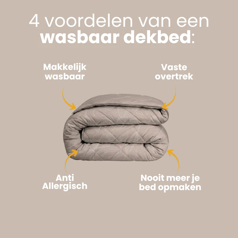 Easy Dekbed Zonder Overtrek - Sketched Flowers - Image 8