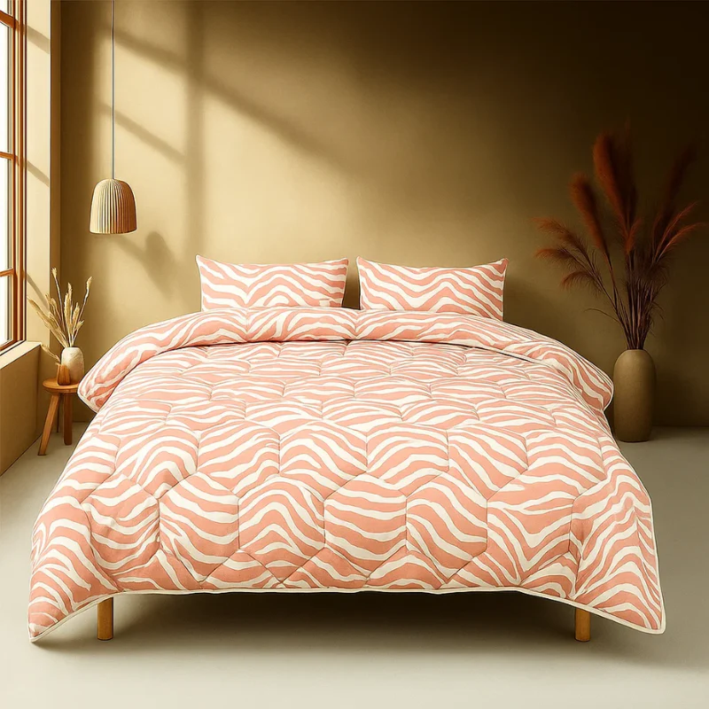 Easy Dekbed Zonder Overtrek - Zebra - Roze - Image 5