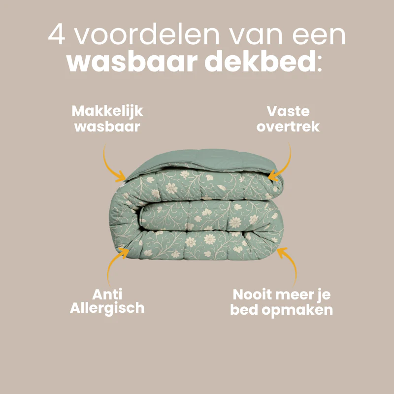 Easy Dekbed Zonder Overtrek - Traditional Flower - Image 9