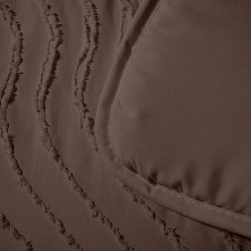 Easy Dekbed Zonder Overtrek - Japandi Waves - Bruin - Image 6
