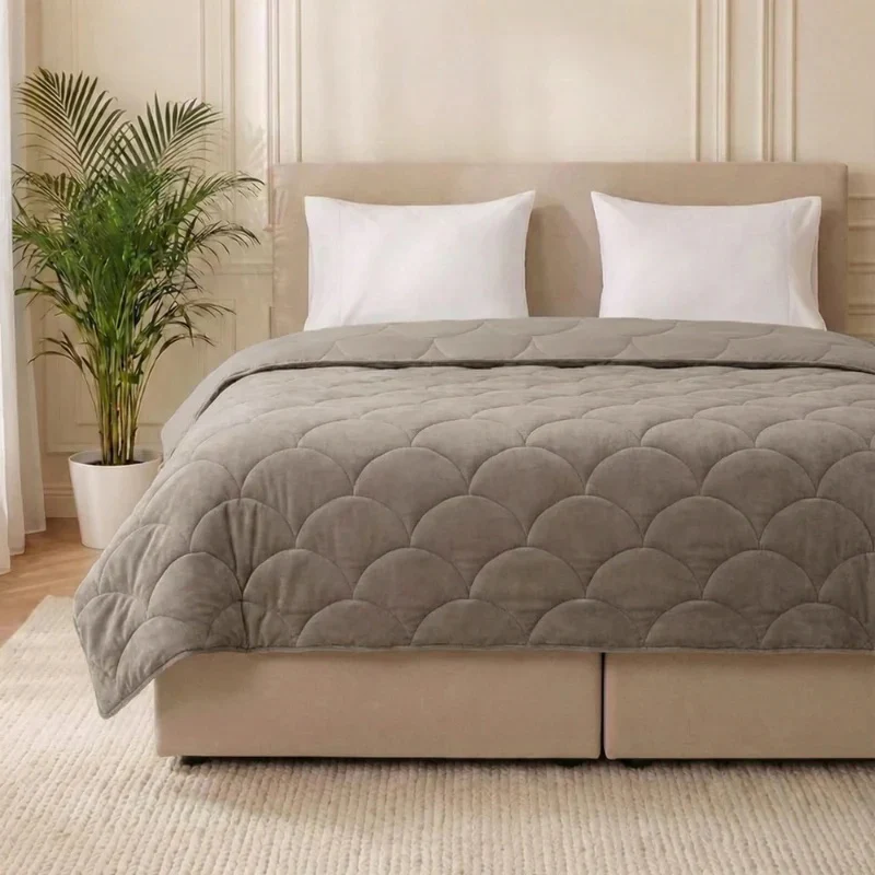 Easy Dekbed Zonder Overtrek - Velvet - Taupe - Image 2