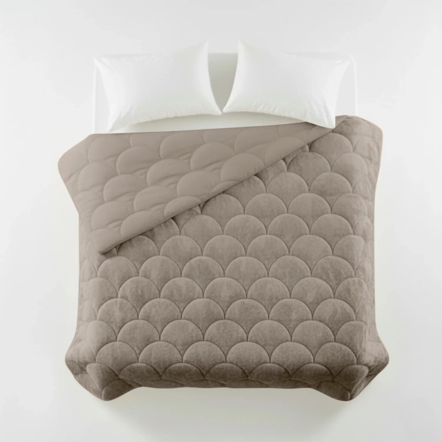 Easy Dekbed Zonder Overtrek - Velvet - Taupe - Image 3