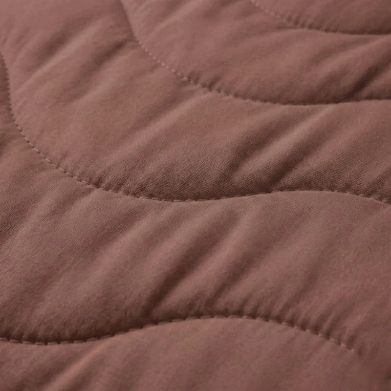 Easy Dekbed Zonder Overtrek Wave Uni - Bruin - Image 4
