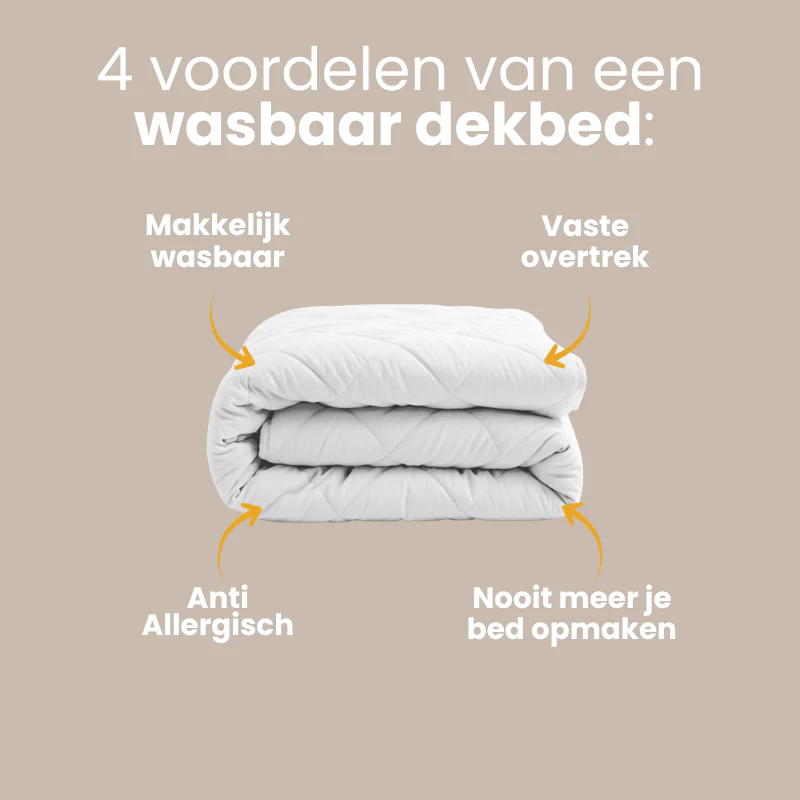 Easy Dekbed Zonder Overtrek - Percale Katoen - Wit - Image 8