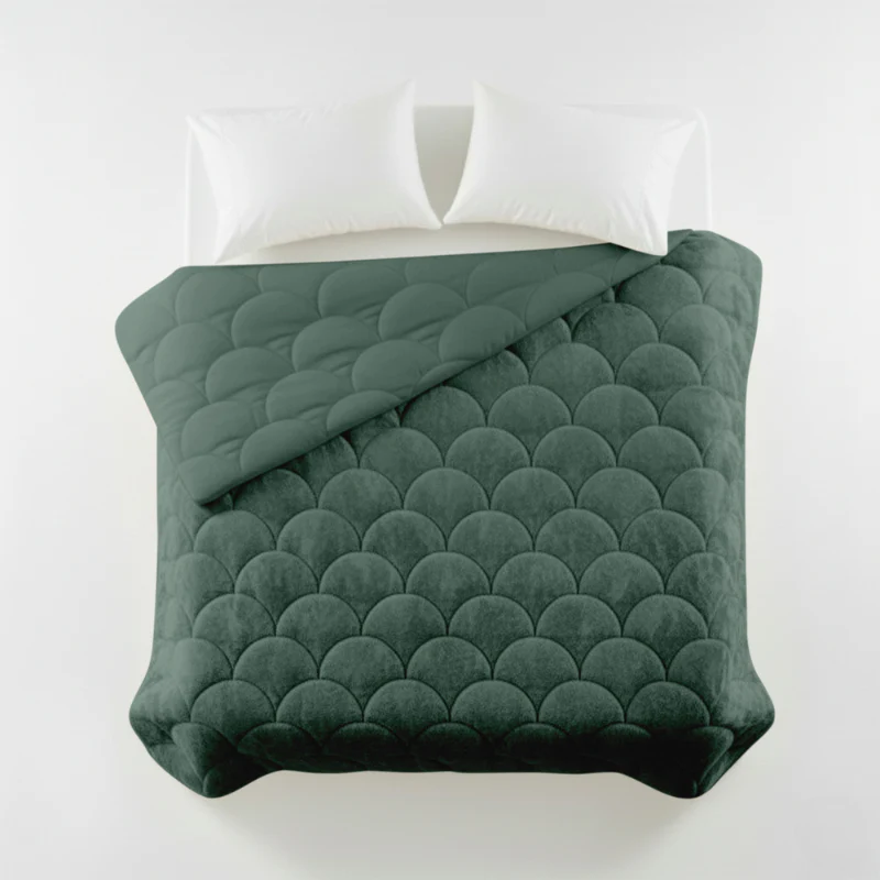 Easy Dekbed Zonder Overtrek - Velvet - Donkergroen - Image 7
