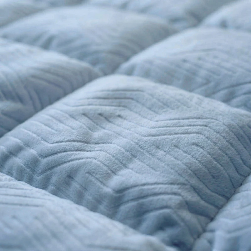 Easy Dekbed Zonder Overtrek Velvet Japandi - Blauw - Image 5