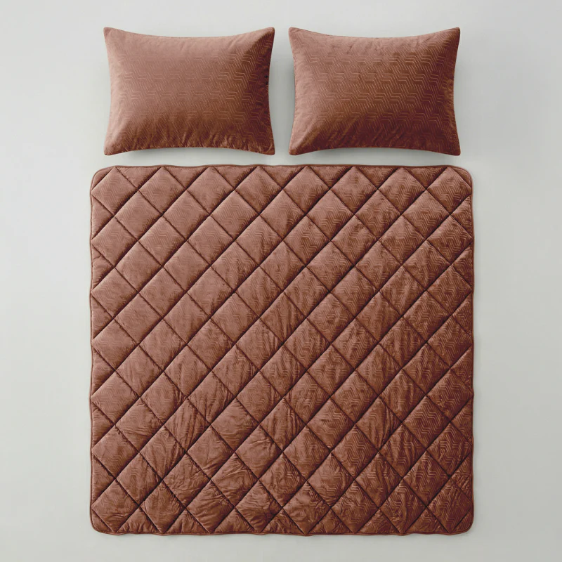 Easy Dekbed Zonder Overtrek Velvet Japandi - Mocha Mousse - Image 4