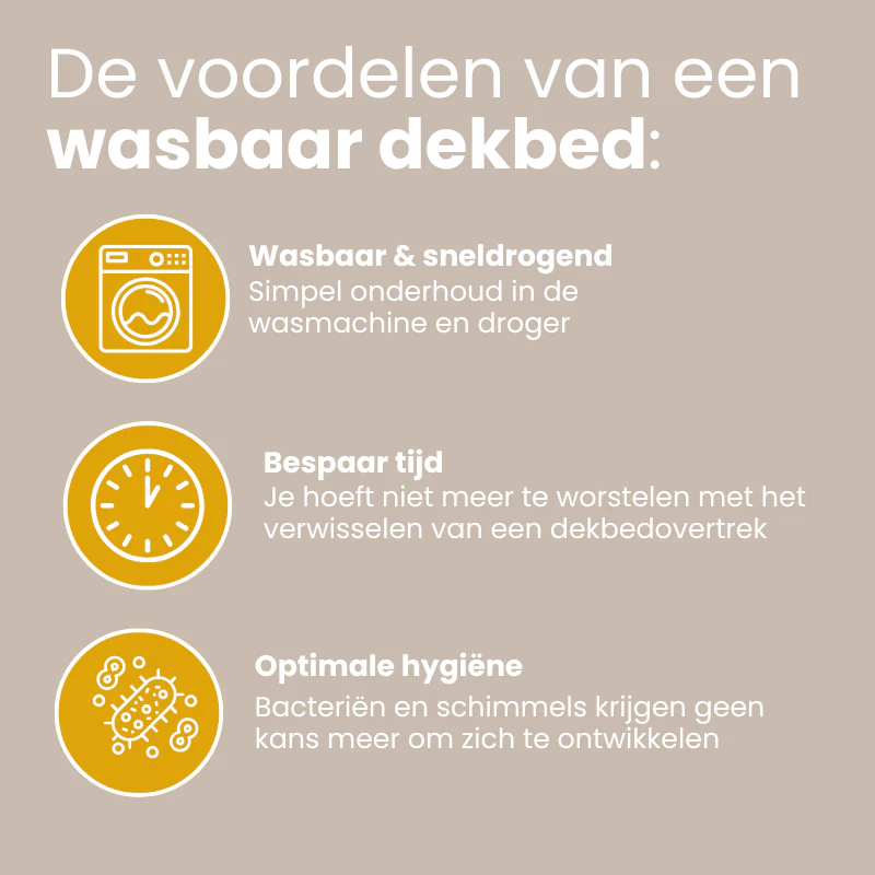 Easy Dekbed Zonder Overtrek - Stone Washed - Groen - Image 3