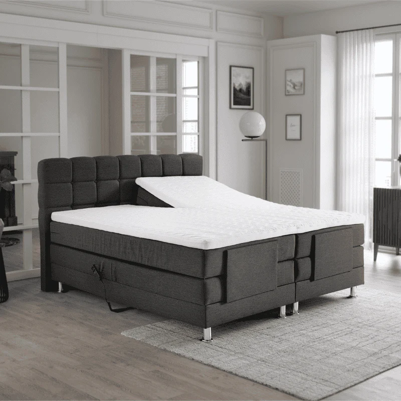 Elektrische Boxspring Arizona - Antraciet - Image 2