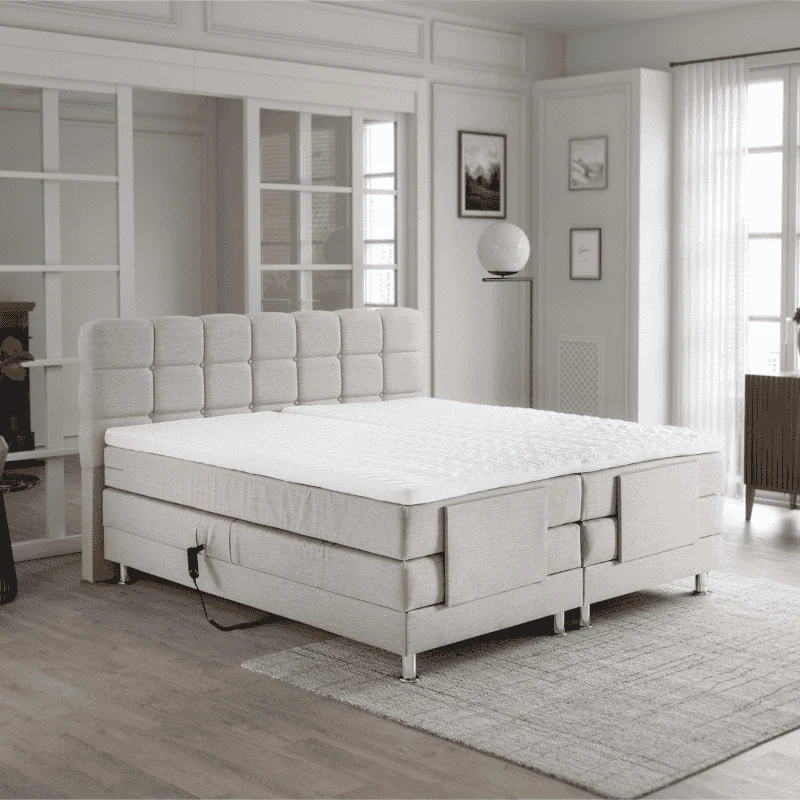 Elektrische Boxspring Arizona - Beige - Image 3