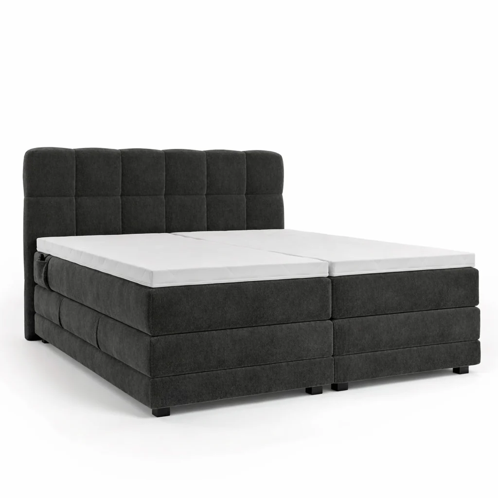 Elektrische Boxspring Lucca - Zwart - Image 4