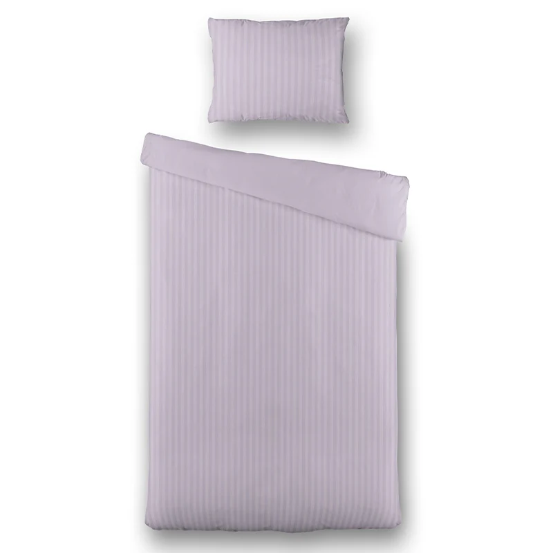 Dekbedovertrek Embossed Stripes - Lavendel - Image 6