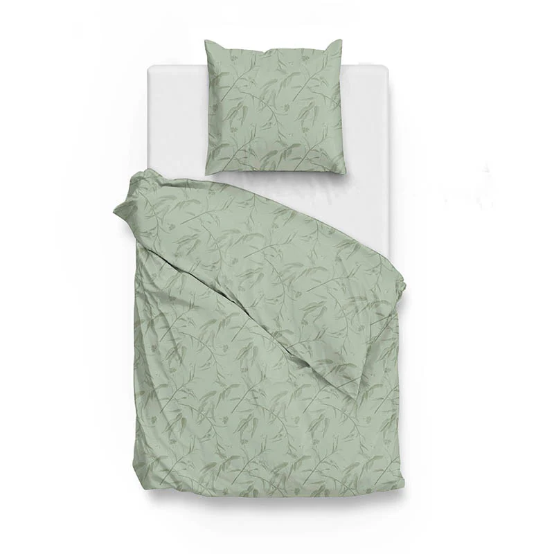 Dekbedovertrek Katoen-Satijn - Fiora di Satinado - Foam Green - Image 6