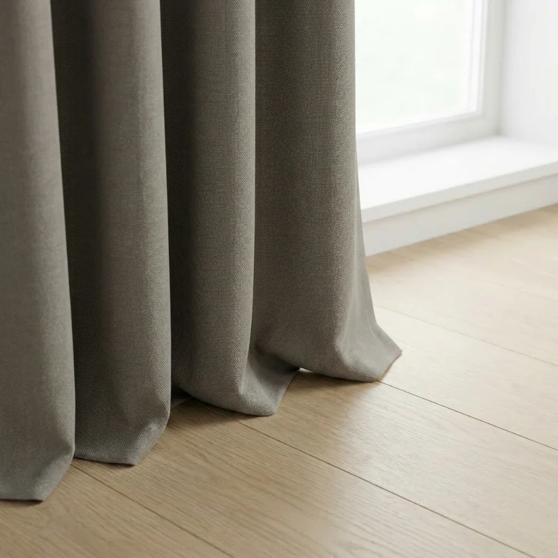 Gordijnen 100% Verduisterend - Ringen - Taupe - Image 5
