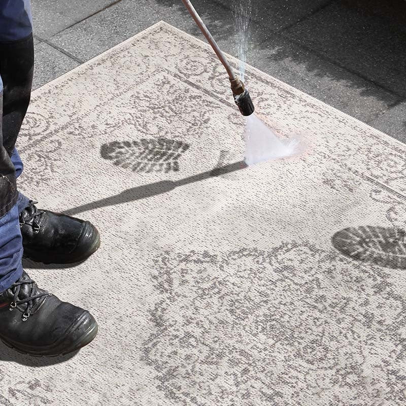 Dubbelzijdig Buitenkleed Triomphe - Grijs/Crème - Image 5