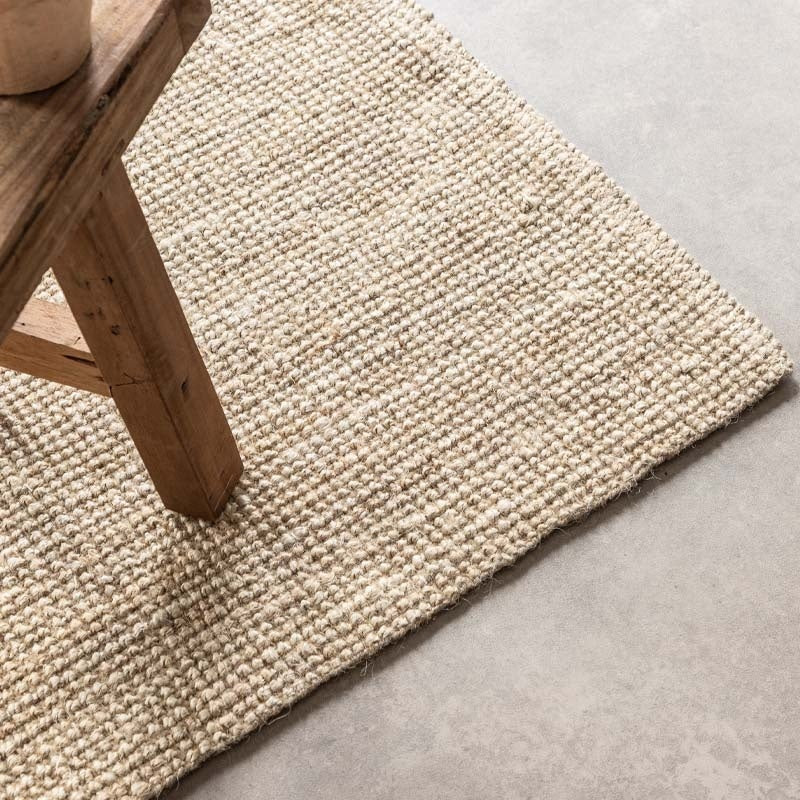 Handgeweven Jute Vloerkleed - Crème - Image 5