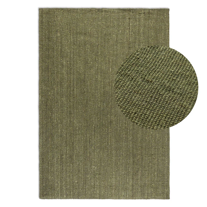 Handgeweven Jute Vloerkleed - Groen - Image 8