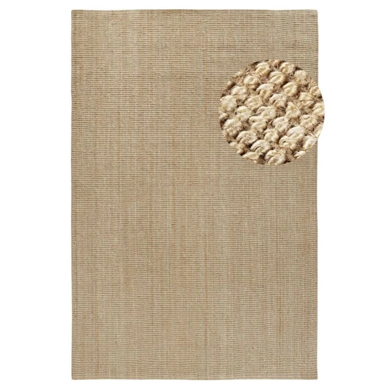 Handgeweven Jute Vloerkleed Rosalie - Naturel - Image 6