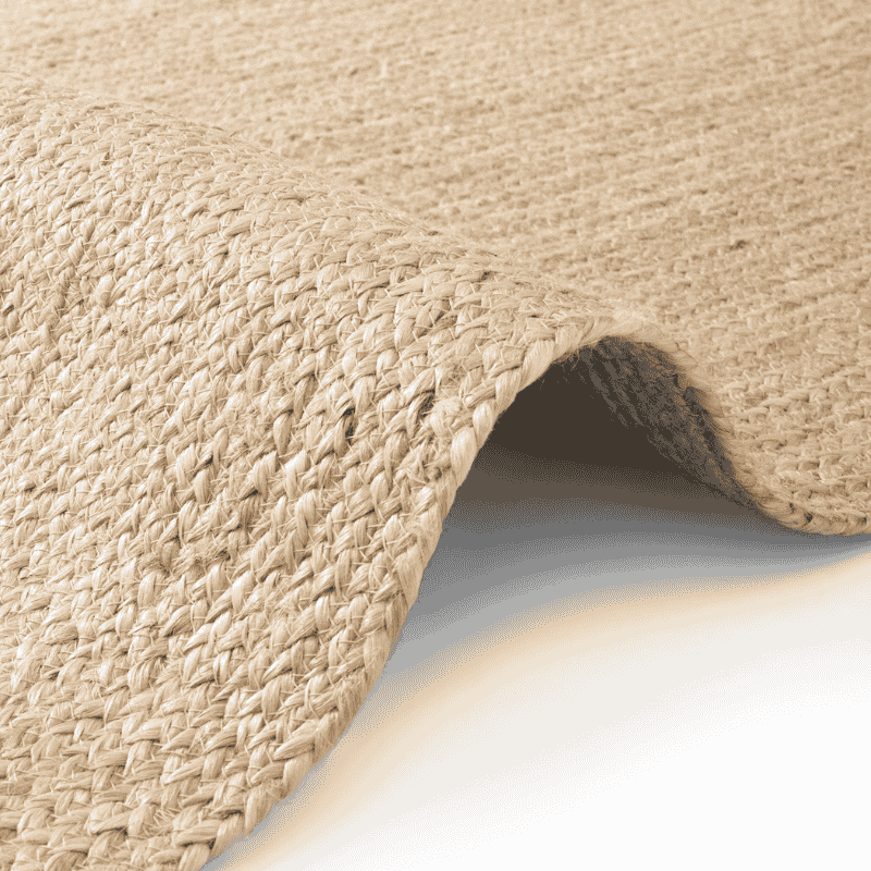 Handgeweven Jute Vloerkleed Sharmila - Crème - Image 5