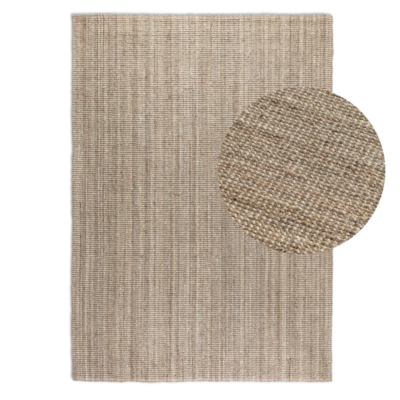 Handgeweven Jute Vloerkleed - Taupe - Image 8