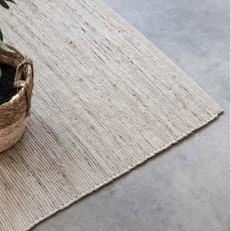 Jute Wol Katoen Vloerkleed  - Ivoor - Image 3