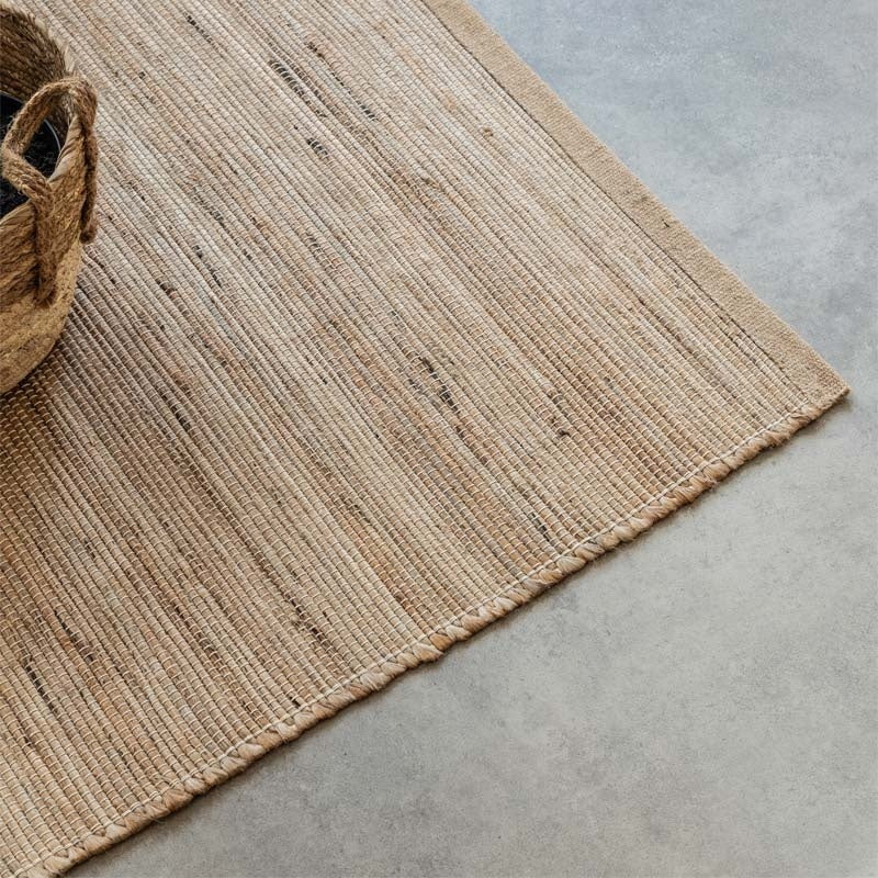 Jute Wol Katoen Vloerkleed  - Beige - Image 3