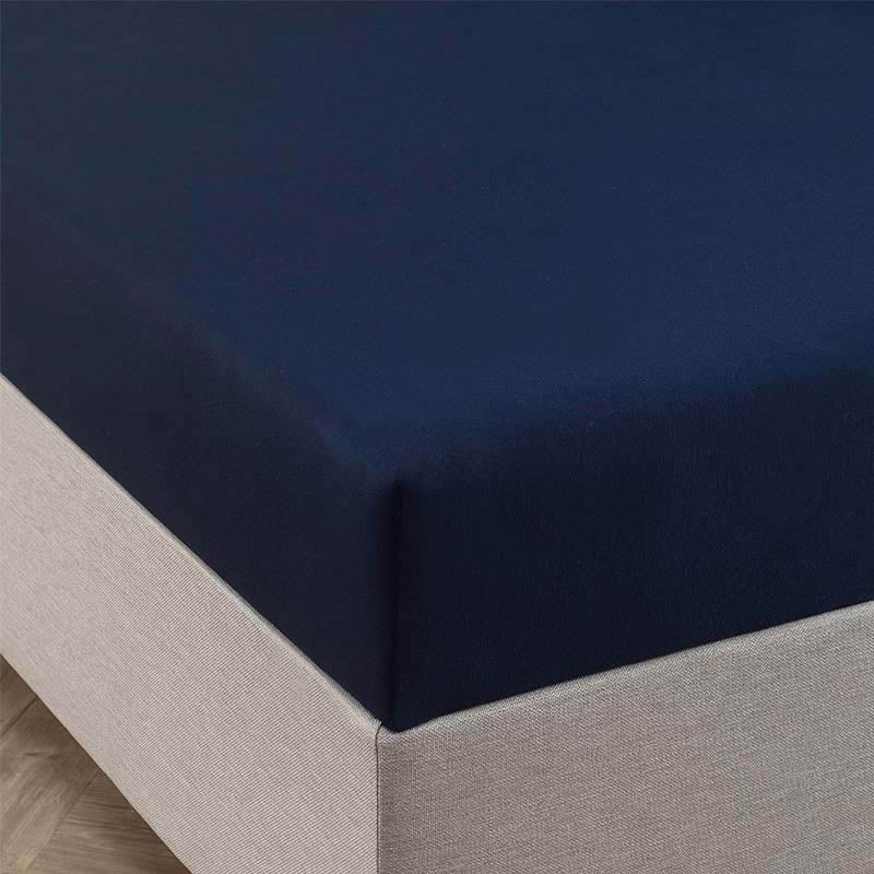 Hoeslaken - Bamboe Stretch - Navy - Image 2