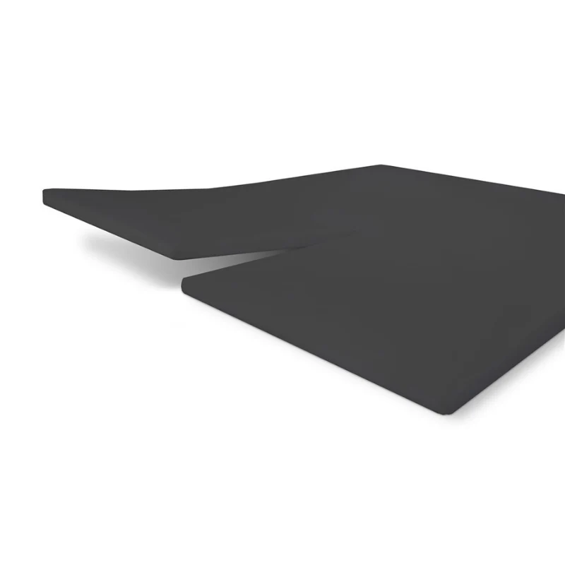 Splittopper Hoeslaken Katoen - Jersey Stretch - Antraciet - Image 2