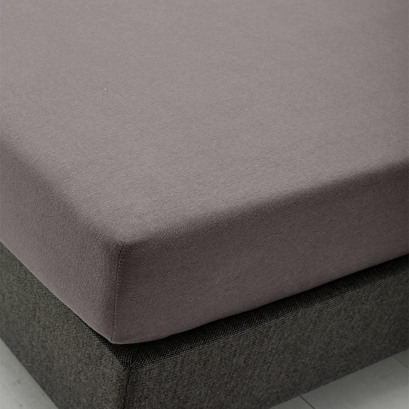 Hoeslaken - Katoen Jersey Stretch - Taupe - Image 3