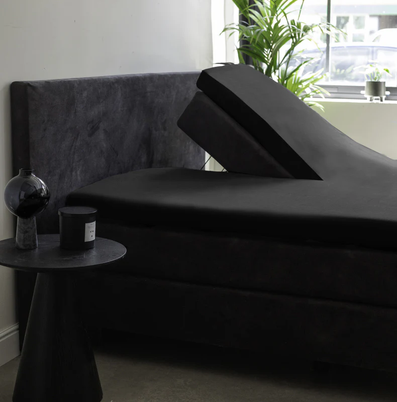 Splittopper Hoeslaken - Egyptisch Katoen Stretch - Antraciet - Image 3