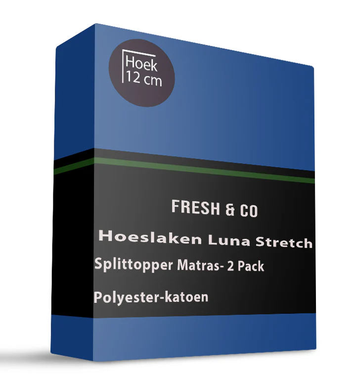 Splittopper Hoeslaken - Luna Stretch - 2-PACK - Image 3