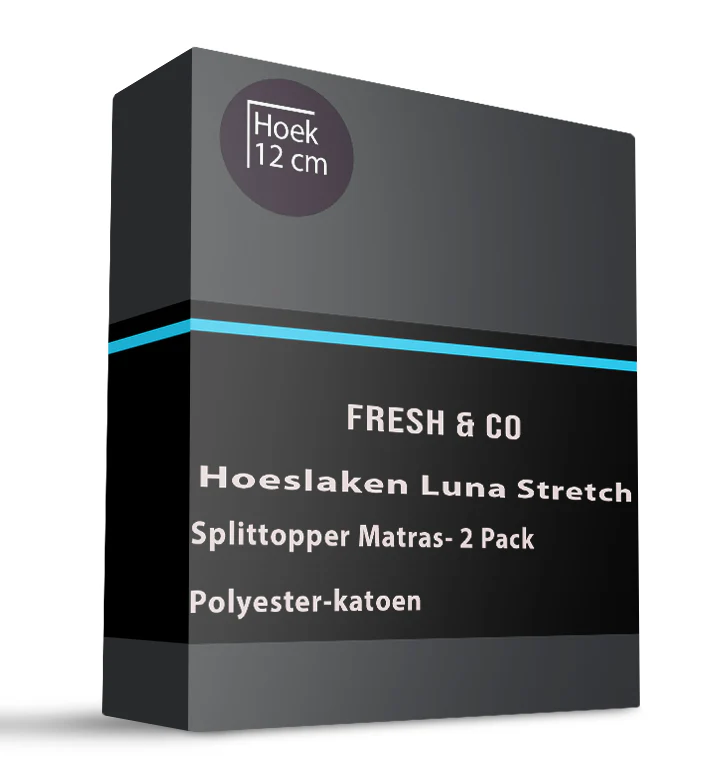 Splittopper Hoeslaken - Luna Stretch - 2-PACK - Image 5