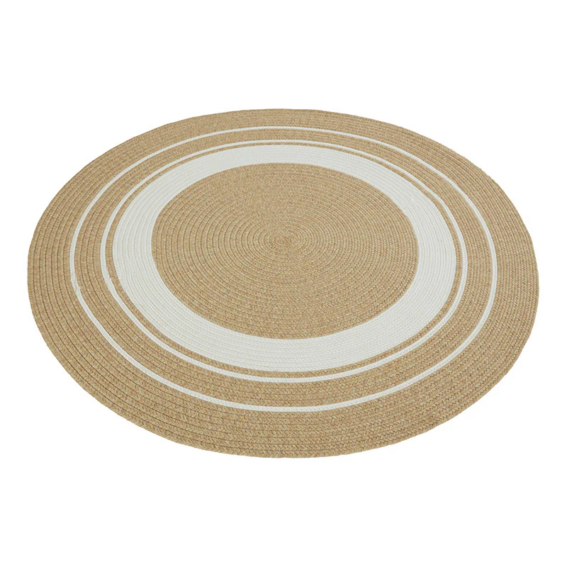 Jute Buitenkleed Braids Rond - Beige - Image 5