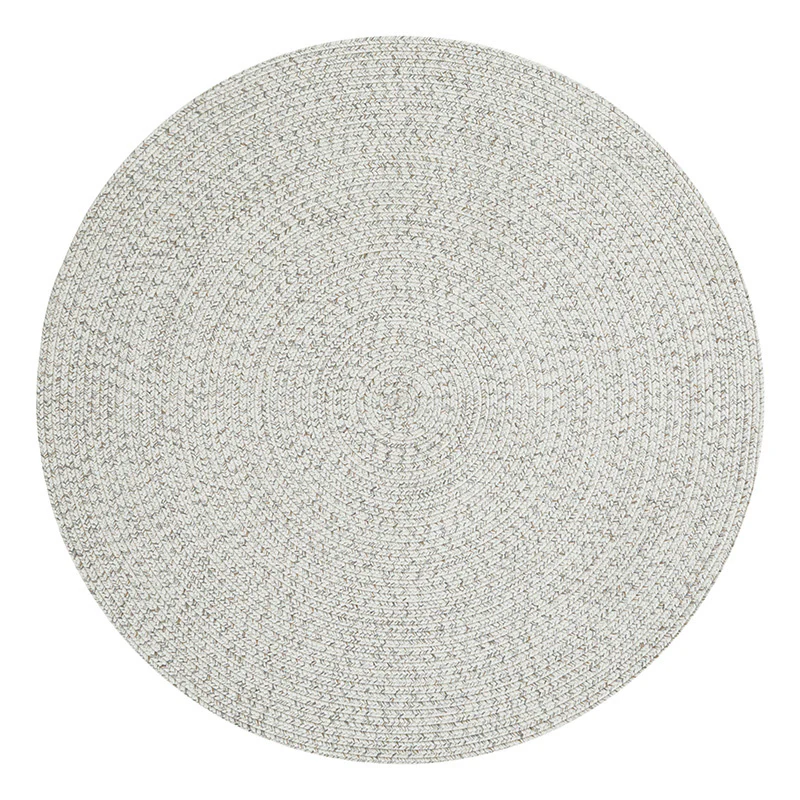 Jute Buitenkleed Braids Rond - Grijs - Image 2